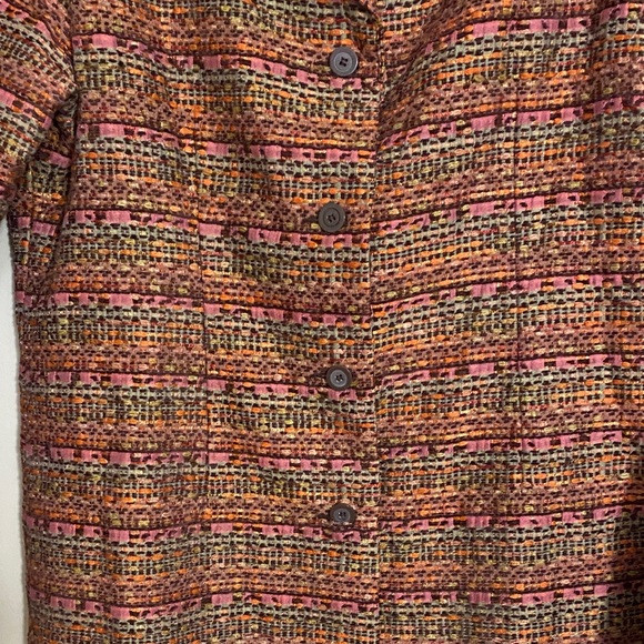 Coldwater Creek Women's Multicolor Tweed Blazer - Picture 3 of 5